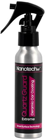 Nanotech SST | Quartz Guard Advanced (New Hybrid) Car Ceramic Coating Spray, Super Fast Application and Longer Lasting, Waterless Car Wash, 100 ml