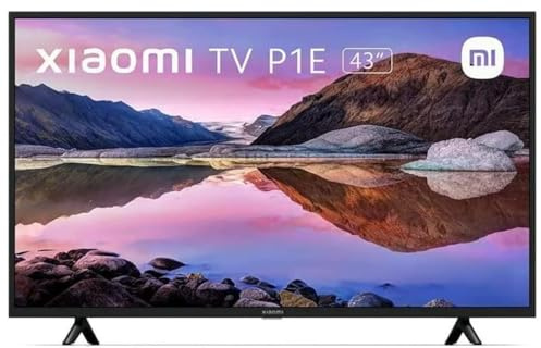 Xiaomi Smart TV P1E 43inch (UHD, HDR 10, MEMC, Triplo Sintonizzatore, Android, Netflix, Google Assistant, Bluetooth, HDMI 2.0, USB) Modello 2021, Black