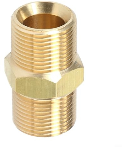 Adapter, Hochdruck-Schlauchverbinder M22 für Kärcher und Kränzle Hochdruckreiniger (ohne Kunststoffhülse)