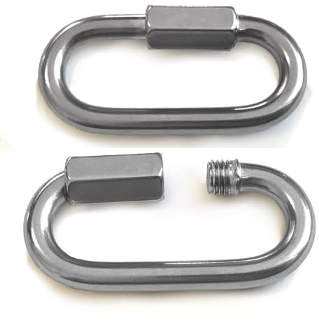 Quick Link For Chain Shackle - A4 316 Marine Grade Stainless Steel - M3 - M12 (1, M8)