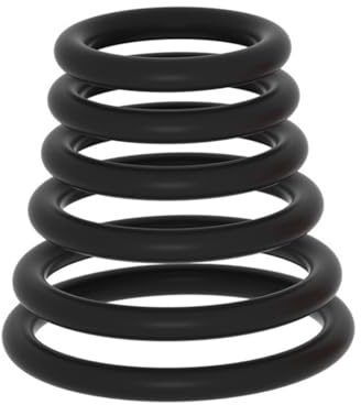 Lättviktiga elastiska fitnessaccessoarer för män, 6-delars set, smidiga och bekväma-RDMF106 (Svart)