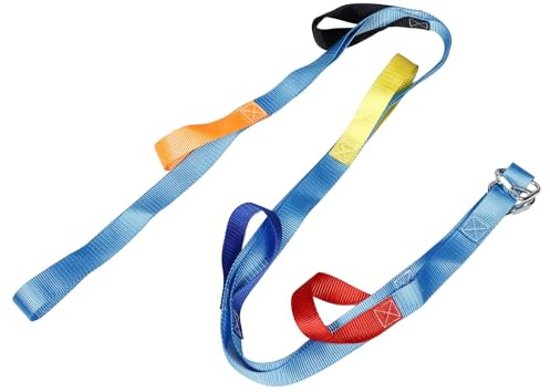 iplusmile Scala di Corda Sospesa per Esterni 2 Metri 6 Gradini, Scala da Arrampicata Morbida per , Accessorio per Set da Gioco, Facile da Montare, Sicura per Attività All’Aperto e Sviluppo