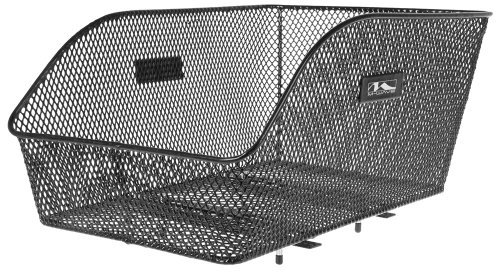 M-Wave Fahrradkorb BA-RM Along, besonders stabil und schmal, schwarz