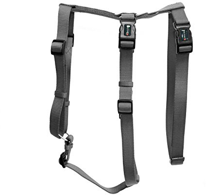 Hundegeschirr ausbruchsicher Professional No Escape, L: 50-70cm schwarz