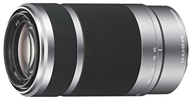 Sony SEL55210 E Mount APS-C 55-210 mm F4.5-6.3 Telephoto Zoom Lens - Silver (Renewed)