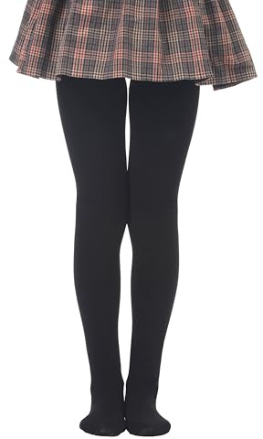 EVERSWE Girls' Winter Fleece Lined Tights, Girls' Thick Microfiber Tights