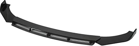 Kit corpo labbro paraurti anteriore IUSOT, resistente all'abrasione Colorfast Splitter anteriore robusto affidabile universale per la modifica dell'auto (Nero)