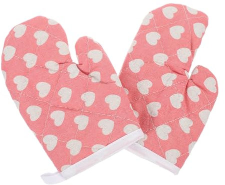 MAGICLULU 2 Stück Mikrowellenhandschuhe Kinderhandschuhe Kinder Verdicktes Baumwollfutter Ofenhandschuhe Für Kinder Zum Spielen In Der Küche Beim Kochen Beim Grillen