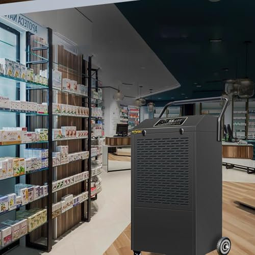 RayGenius Deshumidificador 60l, Control Inteligente De La Humedad, Modos Sleep Y DeshumidificacióN Continua, Temporizador 24 Horas, Vaciado AutomáTico O Manual,White