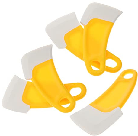 Generico Pulizia Wok Cleaner 5 Pezzi Raschietti per Padelle Riutilizzabili Impugnatura Comoda per La Cucina