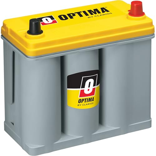 OPTIMA® Batteries High Performance D51R YELLOWTOP® Dual Purpose Sealed AGM Car, Truck and SUV Battery, 450 CCA, Maintenance Free, Versatile Mounting