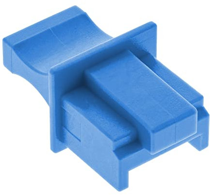 InLine 59942A Lot de 10 cache-poussière pour prise RJ45 Bleu