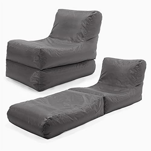 Jieyongxiang ‘Big Bertha Original, Liegestuhl Sitzsack, Sessel, Outdoor, Schiefergrau’