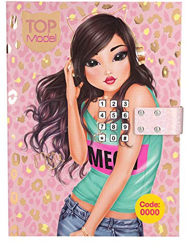 Depesche 10859 - Tagebuch mit Code und Sound, TOPModel, ca. 20,5 x 15 x 3 cm, rosa