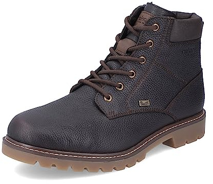 Rieker Homme Bottines 38842, Monsieur Bottines à Lacets,Hydrofuge,riekerTEX,Botte d'hiver,Demi-Bottes,Botte à Lacets,Marron (Braun / 25),41 EU / 7.5 UK