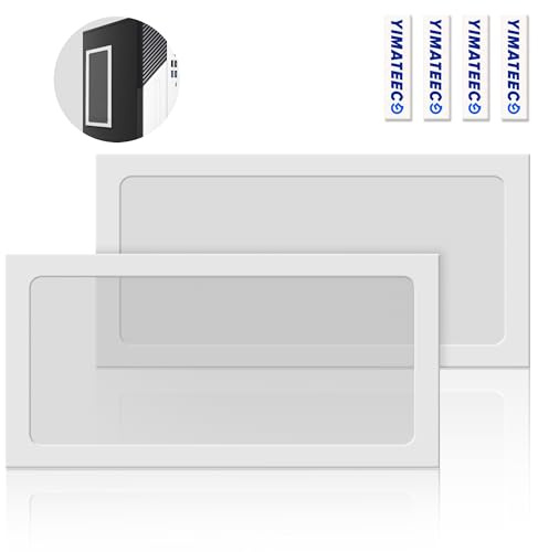 YIMATEECO PC-Dammfilter 280mm, 2st Magnetiskt Antidammnylonfläktfilter för Datorfodral PC Datorkylfilter (Nyl, 140x280mm, 2 stycken, vit)
