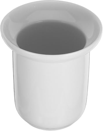 PRETYZOOM Porta Scopino Wc Con Design Ergonomico E Finitura Opaca Contenitore Resistente Per Pulizia Wc Lavandini E Vasche Ideale Per Casa Hotel E Spazi Pubblici