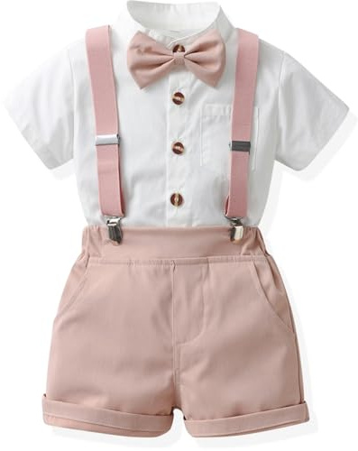 Yaopelky 250115pl Tenue formelle pour tout-petits Bébé garçon (lot de 2)