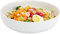 Swuut Grande ciotola da portata da 25,4 cm, grande ciotola per insalata e pasta, ciotola per frutta in porcellana, ciotola per mescolare opaca, ampia ciotola per zuppa per cucina di famiglia