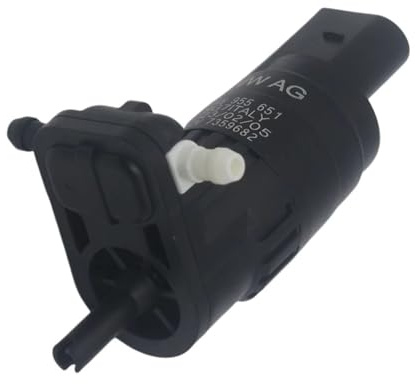 LVDLRAJJ Washer Pump Compatible With VW For PASSAT 1990 1991 1992 1993 1994 1995 1996 1997 1998 1999 2000 2001 2002 2003 2004-2010 Windshield Washer Fluid Pump Motor+Hose 1K6 955 651