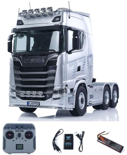 wheelfun 1/14 KABOLITE RC Tractor Vehículo 770S 100 6x6 Control Remoto Camión 2 velocidades Bloqueo diferencial Vehículo 6x4 Cuatro Ruedas Sonido Luz Modelo