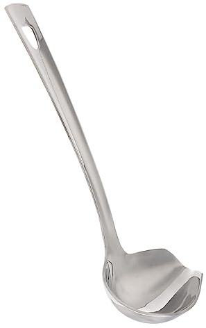 UTHCLO Cuchara Única Para Servir Salsa De Acero Inoxidable, Tamaño Pequeño, Mango Extendido, Resistente Corrosión, Para Uso Doméstico y Decoración Cocina,