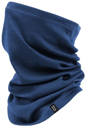 Merino Protect Merino Wool Neck Gaiter Unisex Breathable Face Mask Lightweight Neck Warmer Motorcycle Hiking Hunting