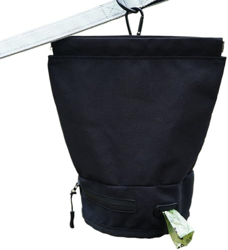Distributore di sacchetti per escrementi canini,riutilizzabile rimovibile | Porta borsa per borse per crotte di cane,per passeggiate Shopping Camping Giardino Corte Picnic Corsa