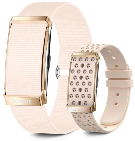 Smart Bracelet for Women, Wearable Health Activity Fitness Trackers, 24H Sleep Tracker, 24/7 Continuous Heart Rate/Blood Pressure/HRV/Stress Monitor, 170+ Sports Modes Smart Band with Free APP 2 Bands