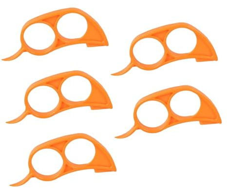 Apelsinskalare verktyg – citrusskalare set | frukthudborttagare, 7,1 x 3 cm | Effektiv citrusskalning kökspryl lösning | mångsidig handhållen frukt grönsaker bearbetningshjälp för citron grapefrukt