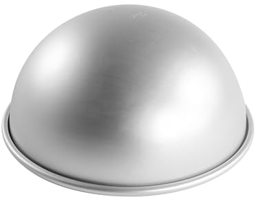 Fat Daddio's PHA-8 Anodized Aluminum Hemisphere Pan, 8 x 4 Inch