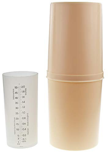 Large Rain Gauge to Monitor Rainfall Levels with Easy Read Scale the Perfect Outdoor Rain Meter for Your Garden Includes Measuring Cylinder and Charts