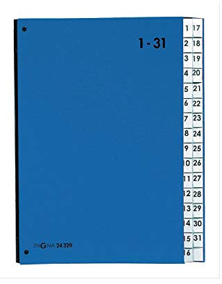Pagna Pultordner 1-31, blau, für DIN A4 und Überformate