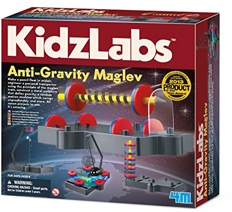 4M Kidzlabs Anti Gravity Magnetic Levitation Science Kit - Maglev Physics Stem Toys Educational Gift for Kids & Teens, Girls & Boys (3686)