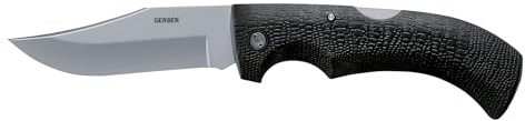 Gerber Gear Gator Pocket Knife - 3.76 Plain Edge Folding Knife - EDC Gear and Equipment - Stainless Steel