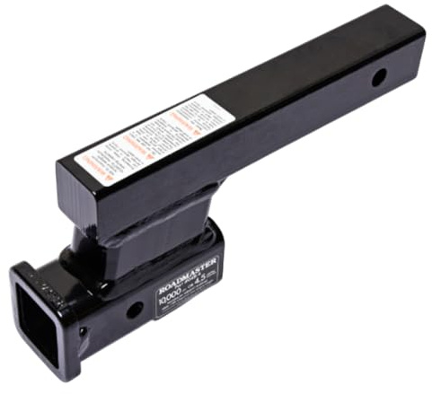 Roadmaster 048-4 Hi-Low Hitch Compatible with Most Standard 2 Receiver Hitches | 4 Drop | 10,000 lb Towing Capacity | Levels Tow Bars & Trailers for Safer, Smoother Towing | Built to Last