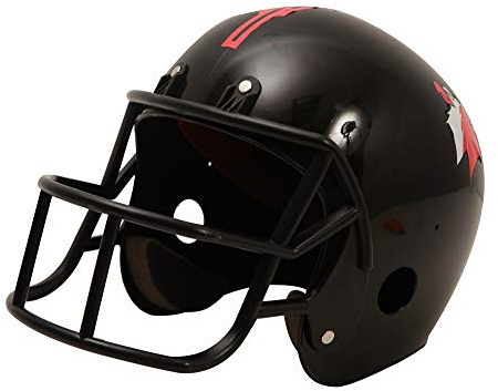 Partychimp 83-01399 - Casco da Football Americano, Taglia Unica, Nero