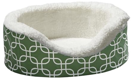 MidWest Homes for Pets Orthoperdic Egg-Crate Nesting Pet Bed w/Teflon Fabric Protector, XS Green