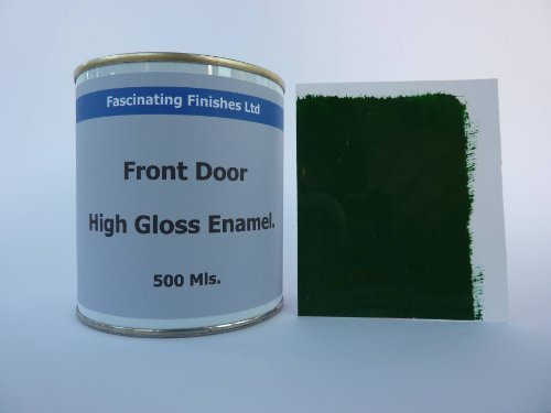 1 x 500ml Deep Green High Gloss Front & Garage Door Paint