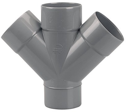 Wavin 3025815 Culotte double parallèle 45 100 MF EBP4M10