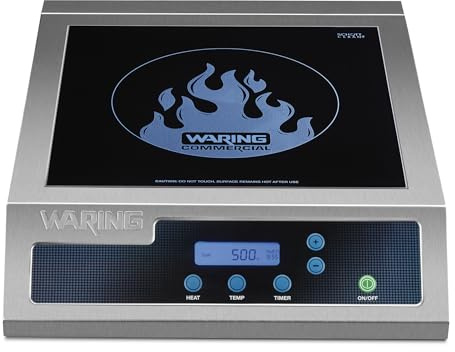 Waring Commercial Heavy-Duty Commercial Induction Range, 120V, 1800W