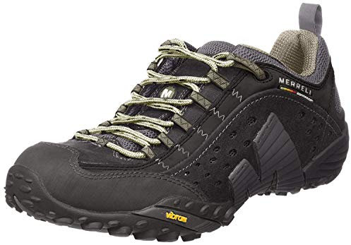 Merrell Herren Intercept Hiking Shoe, Smooth Black, 47 EU