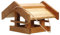 Luxus-Vogelhaus Klassisches Vogelhaus Basis, Eiche, Braun, 46036e