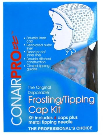 Conair Pro Frosting/Tipping Cap, 4 Count