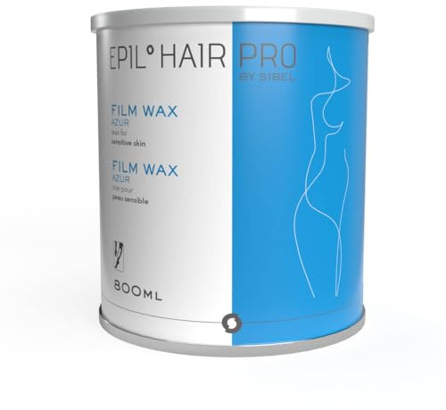 Epil Hair Pro Cire Pelable Wax'Azur Pot 800Ml , 800 Ml (Lot De 1)