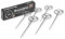 MOESTA-BBQ 10402 BurgerSpieß 6er Set Silber aus 100% Edelstahl - Servier-Spieß für Hamburger, Häppchen und Fingerfood