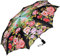 VON LILIENFELD Parapluie de Poche Pliant Ouverture et Fermeture Automatique Résistant au Vent Roseraie