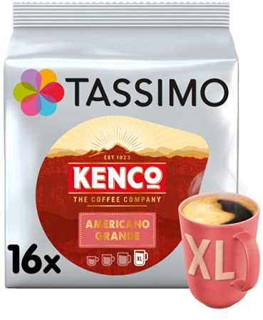 Tassimo Pack de 2 discos 16 T de Kenco americano.
