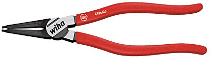 Wiha Sicherungsringzange Classic für Innenringe (Bohrungen) mit gerader Form (26784) J 3, 225 mm