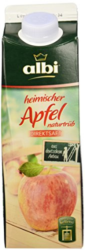 albi heimischer Direktsaft Apfel naturtrüb, 6er Pack (6 x 1 l)